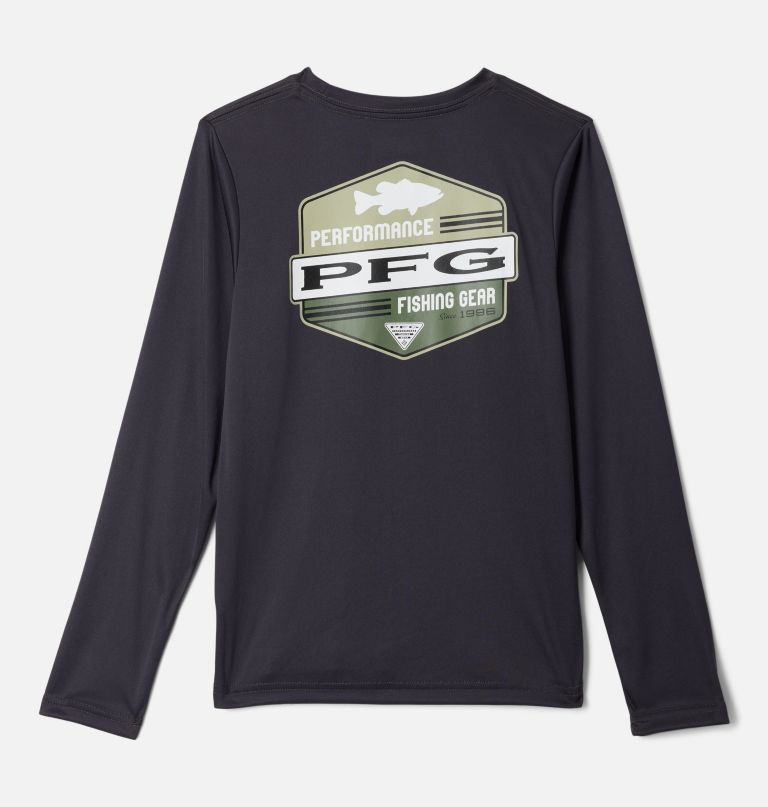gutteskjorte med pfg terminal tackle-motiv og lange ermer