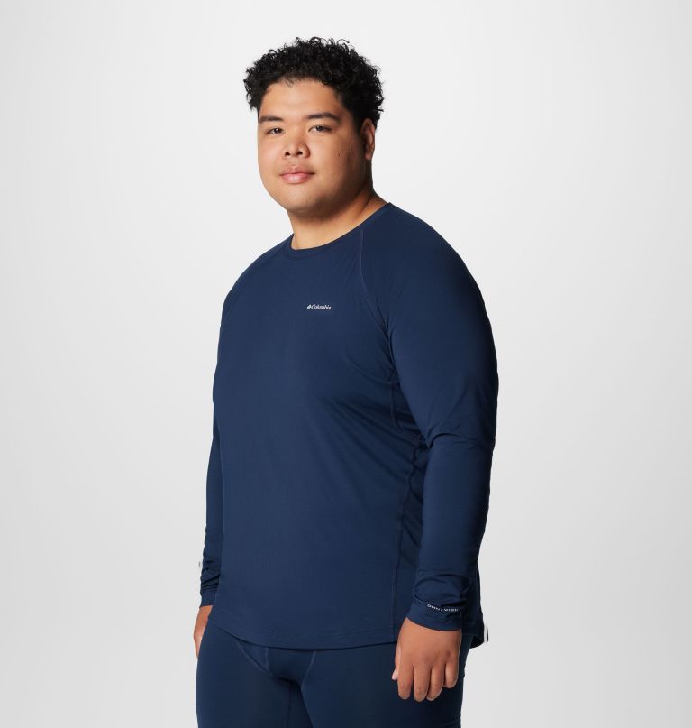 herre mellomvekts baselayer crew-skjorte – stor