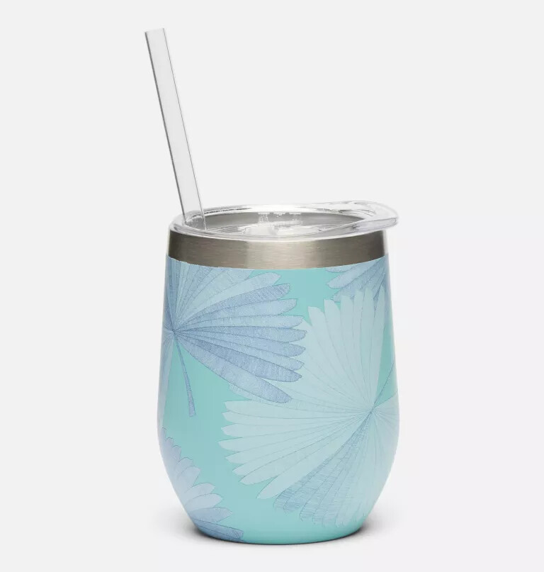 isolert vannglass med sugerør - 355 ml