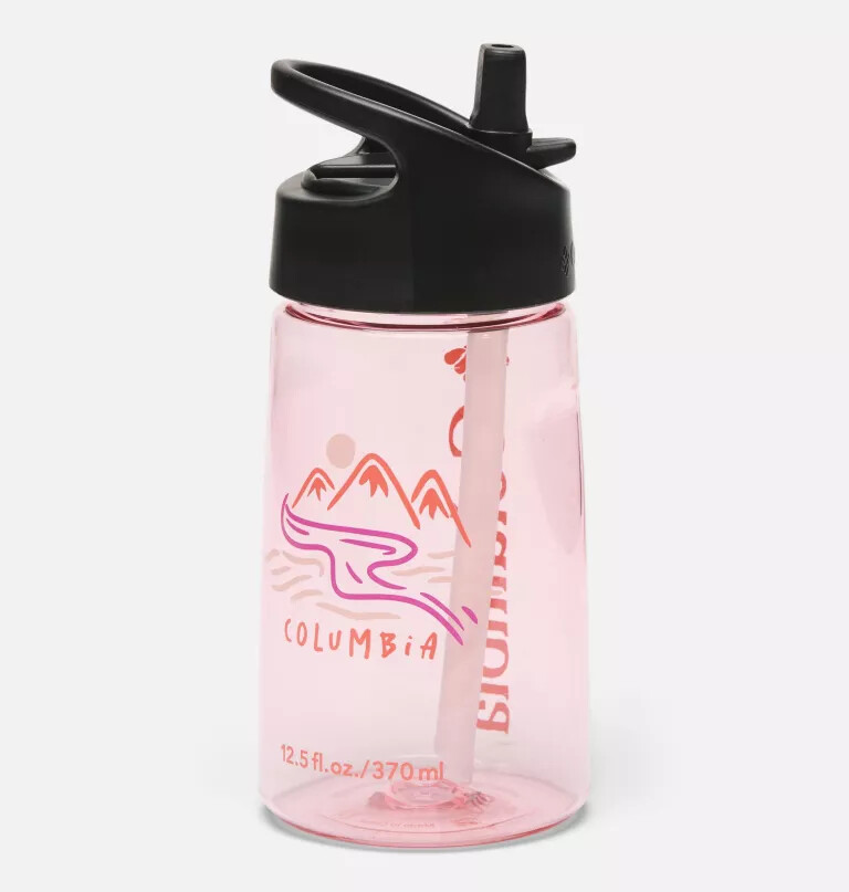 bpa-fri flaske med sugerørlokk - 355 ml
