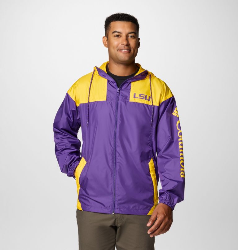 herre collegiate flash challenger ii vindjakke – lsu