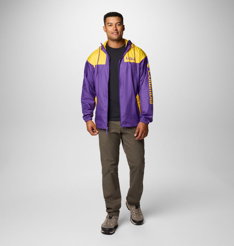 herre collegiate flash challenger ii vindjakke – lsu