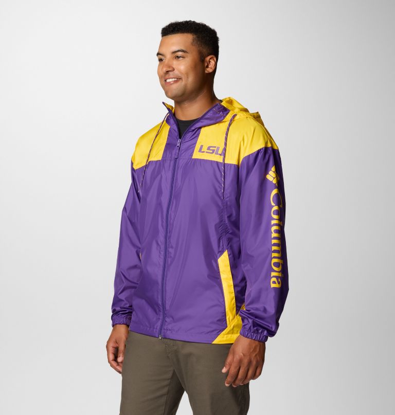 herre collegiate flash challenger ii vindjakke – lsu