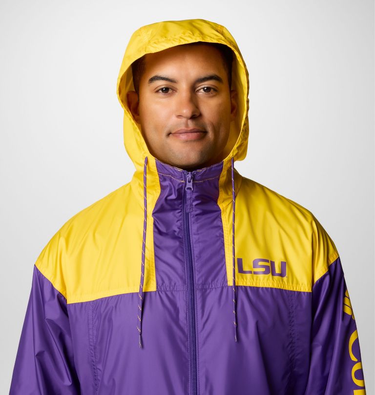 herre collegiate flash challenger ii vindjakke – lsu