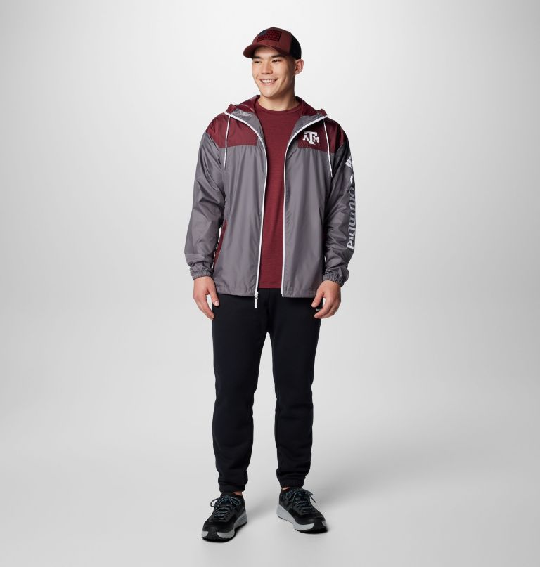 herre collegiate flash challenger ii vindjakke – texas am